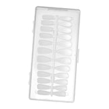 Maxbell 504Pcs Transparent False Nail Tips for Parties Lady Water droplets