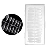 Maxbell 504Pcs Transparent False Nail Tips for Parties Lady Water droplets