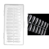 Maxbell 504Pcs Transparent False Nail Tips for Parties Lady T shape