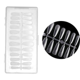 Maxbell 504Pcs Transparent False Nail Tips for Parties Lady T shape