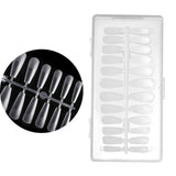 Maxbell 504Pcs Transparent False Nail Tips for Parties Lady T shape