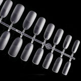 Maxbell 504Pcs Transparent False Nail Tips for Parties Lady oval