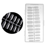 Maxbell 504Pcs Transparent False Nail Tips for Parties Lady oval