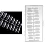 Maxbell 504Pcs Transparent False Nail Tips for Parties Lady oval