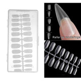 Maxbell 504Pcs Transparent False Nail Tips for Parties Lady oval