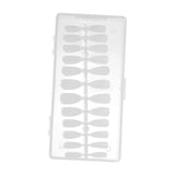 Maxbell 504Pcs Transparent False Nail Tips for Parties Lady almond
