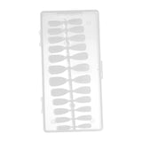 Maxbell 504Pcs Transparent False Nail Tips for Parties Lady almond