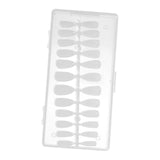 Maxbell 504Pcs Transparent False Nail Tips for Parties Lady almond