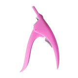 Maxbell False Nail Clipper Adjustable Sharp Blade Fake Nail Clippers for Home Salon Rose Red