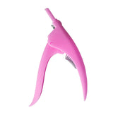 Maxbell False Nail Clipper Adjustable Sharp Blade Fake Nail Clippers for Home Salon Rose Red