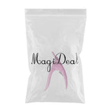 Maxbell False Nail Clipper Adjustable Sharp Blade Fake Nail Clippers for Home Salon Pink