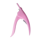 Maxbell False Nail Clipper Adjustable Sharp Blade Fake Nail Clippers for Home Salon Pink