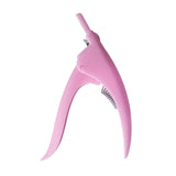 Maxbell False Nail Clipper Adjustable Sharp Blade Fake Nail Clippers for Home Salon Pink