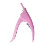 Maxbell False Nail Clipper Adjustable Sharp Blade Fake Nail Clippers for Home Salon Pink