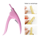 Maxbell False Nail Clipper Adjustable Sharp Blade Fake Nail Clippers for Home Salon Pink