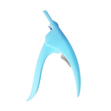 Maxbell False Nail Clipper Adjustable Sharp Blade Fake Nail Clippers for Home Salon Blue