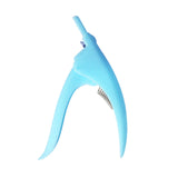 Maxbell False Nail Clipper Adjustable Sharp Blade Fake Nail Clippers for Home Salon Blue