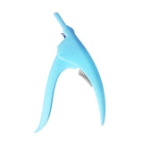 Maxbell False Nail Clipper Adjustable Sharp Blade Fake Nail Clippers for Home Salon Blue