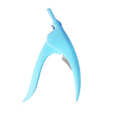 Maxbell False Nail Clipper Adjustable Sharp Blade Fake Nail Clippers for Home Salon Blue