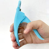 Maxbell False Nail Clipper Adjustable Sharp Blade Fake Nail Clippers for Home Salon Blue