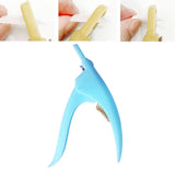 Maxbell False Nail Clipper Adjustable Sharp Blade Fake Nail Clippers for Home Salon Blue