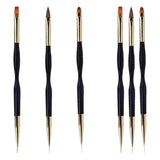 Maxbell Double Head Acrylic Nail Art Brush Pen Home Tips Builder Salon Use 001