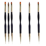 Maxbell Double Head Acrylic Nail Art Brush Pen Home Tips Builder Salon Use 001