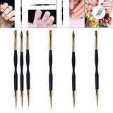 Maxbell Double Head Acrylic Nail Art Brush Pen Home Tips Builder Salon Use 001