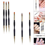 Maxbell Double Head Acrylic Nail Art Brush Pen Home Tips Builder Salon Use 001