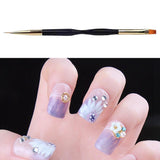 Maxbell Double Head Acrylic Nail Art Brush Pen Home Tips Builder Salon Use 001