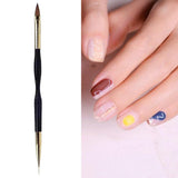 Maxbell Double Head Acrylic Nail Art Brush Pen Home Tips Builder Salon Use 002
