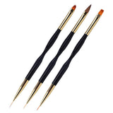 Maxbell Double Head Acrylic Nail Art Brush Pen Home Tips Builder Salon Use 003