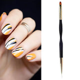 Maxbell Double Head Acrylic Nail Art Brush Pen Home Tips Builder Salon Use 003