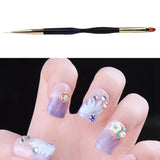 Maxbell Double Head Acrylic Nail Art Brush Pen Home Tips Builder Salon Use 003
