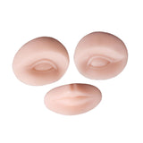 Maxbell Silicone Eye Lip Model Permanent Makeup Imitation Practice for Beginners