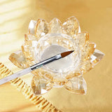 Maxbell Acrylic Liquid Powder Dappen Dish Bowl Glass for Nail Art Champagne