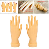 Maxbell Nail Practice Hand Bendable Tool for Technician Manicure Supply Right