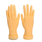 Maxbell Nail Practice Hand Bendable Tool for Technician Manicure Supply Left