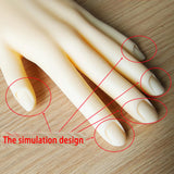 Maxbell Nail Practice Hand Bendable Tool for Technician Manicure Supply Left