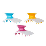 Maxbell Silicone Hair Scalp Massager Wet Dry Scrubber for Remove Dandruff Pet blue