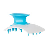 Maxbell Silicone Hair Scalp Massager Wet Dry Scrubber for Remove Dandruff Pet blue
