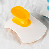 Maxbell Silicone Hair Scalp Massager Wet Dry Scrubber for Remove Dandruff Pet yellow