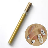 Maxbell Nail Art Graffiti Pen Fast Drying for DIY Painting Nail Supplies Thin Line Gold