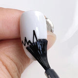 Maxbell Nail Art Graffiti Pen Fast Drying for DIY Painting Nail Supplies Thin Line Black