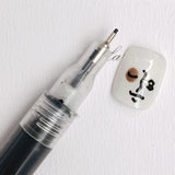 Maxbell Nail Art Graffiti Pen Fast Drying for DIY Painting Nail Supplies Thin Line Black