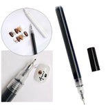 Maxbell Nail Art Graffiti Pen Fast Drying for DIY Painting Nail Supplies Thin Line Black