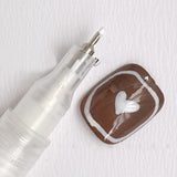 Maxbell Nail Art Graffiti Pen Fast Drying for DIY Painting Nail Supplies Thin Line White