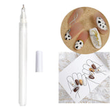 Maxbell Nail Art Graffiti Pen Fast Drying for DIY Painting Nail Supplies Thin Line White