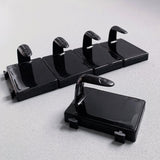 Maxbell 5 Pieces Nail Art Practice Finger Training for Fake Fingers Tools Decoration Black