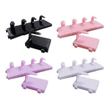 Maxbell 5 Pieces Nail Art Practice Finger Training for Fake Fingers Tools Decoration Black